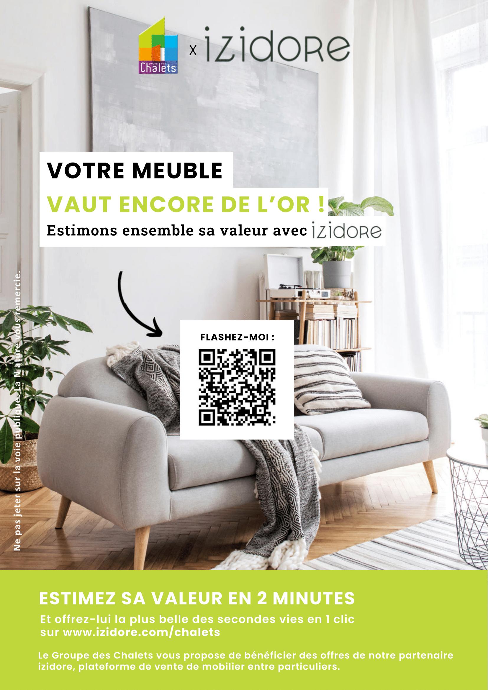 Izidore, plateforme de vente de mobilier entre particuliers