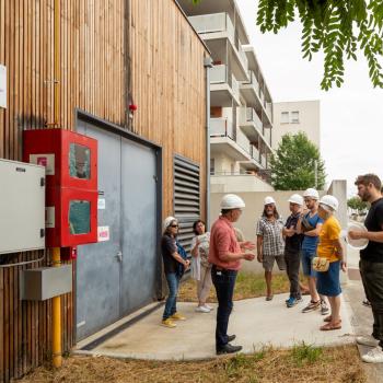 Présentation par les Chalets Accession de la chaufferie biomasse de l'écoquartier Maragon-Floralies à Ramonville St Agne