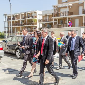 Inauguration Ecoquartier Maragon Floralies (Ramonville Saint-Agne), Groupe des Chalets